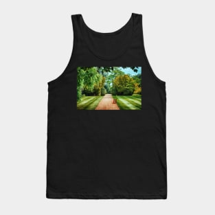 Green Formal Garden Tank Top